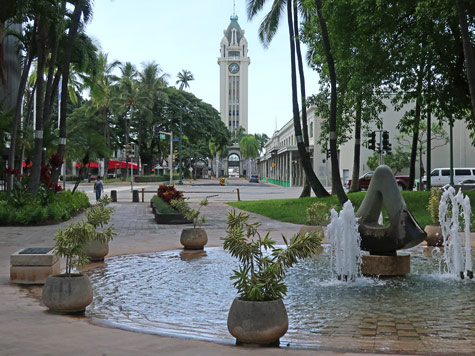 Aloha Tower in Honolulu Hawaii