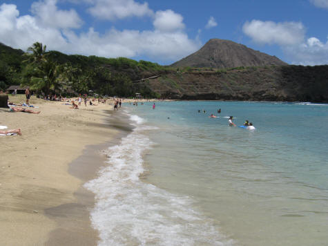 Koko Crater near Hanauma Bay on the Island of Oahu