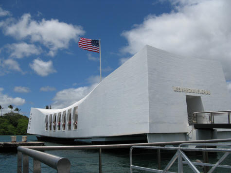 USS Arizona Memorial at Pearl Harbor